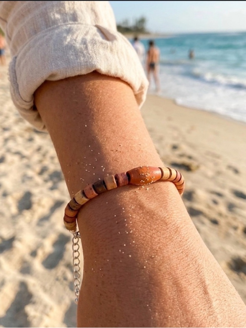 Wooden Bead Bracelet